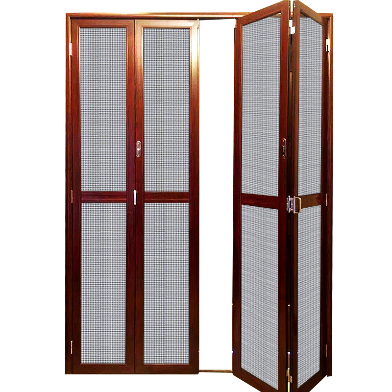New wise and beautiful folding anti-mosquito anti-mouse aluminum alloy 304 stainless steel diamond mesh anti-theft flat open push-pull screen doors and windows-Taobao