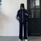 Весенний спортивный костюм для школьников, модная толстовка, комплект, коллекция 2021, свободный крой, подходит для подростков