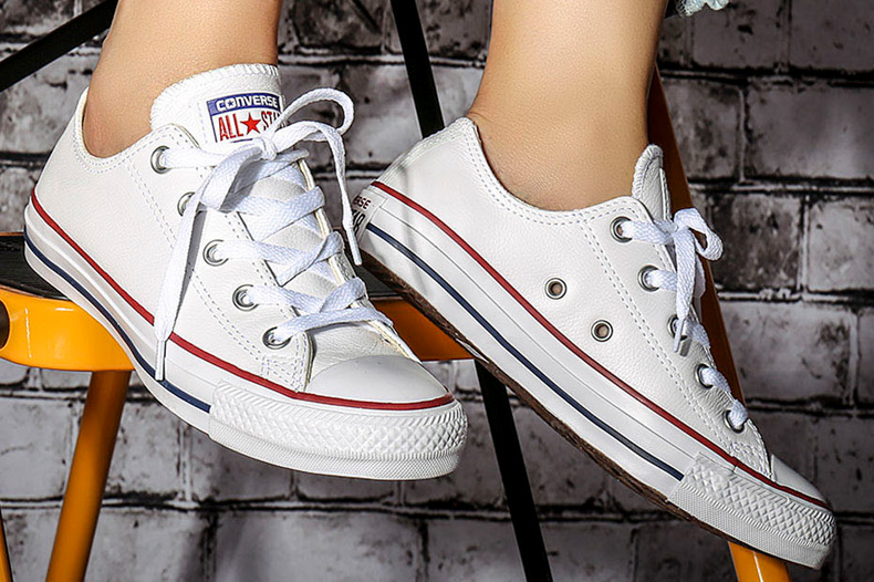 Converse chính hãng Tất cả các ngôi sao vải cổ điển vải da cao và thấp vải 132169 132170 132173 top giày sneaker nam