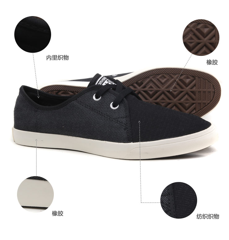 Authentic Converse 2017 hè nam thoáng khí lưới cắt thấp giày thông thường giày vải 147097 147098 giày xtep