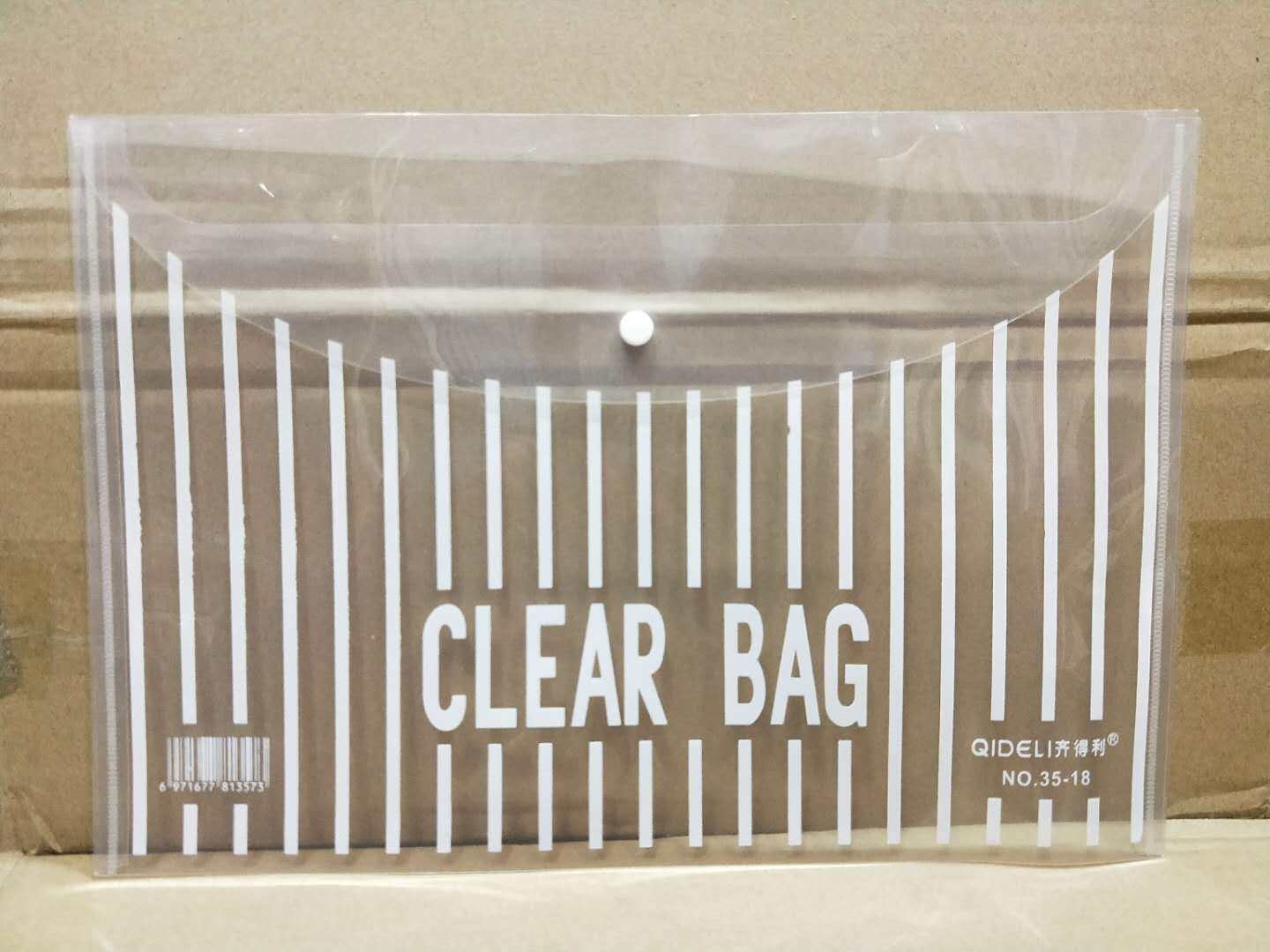 20 A4 button Bag Press Case by buckle Bag transparent File bag Information stall Case bag 14C 16C 18C