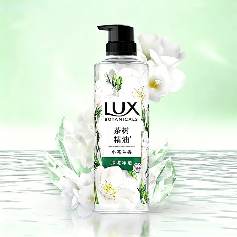 力士植萃沐浴露小苍兰樱花持久留香果酸烟酰胺370g