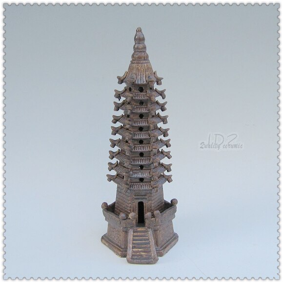 Value recommended Jingdezhen Ceramics Antique Sculpture Porcelain Pagoda Venchang Tower supply parts