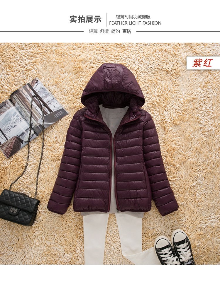 Quần áo thu đông 2018 phiên bản mới của Hàn Quốc cho phụ nữ áo khoác cotton mỏng là đoạn ngắn áo khoác béo