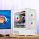 Suzaku mini-white [поддерживает материнские платы малого и среднего размера/водяное охлаждение 240]