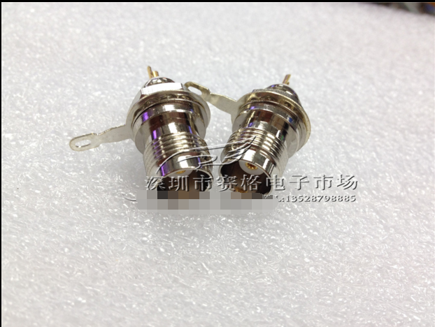 Pure copper TNC-KY TNC-50KY female base welding plate type (standard TNC female head screw hole) can be fixed