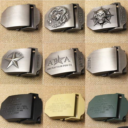 Ремень, металлический аксессуар, мужская тканевая пряжка