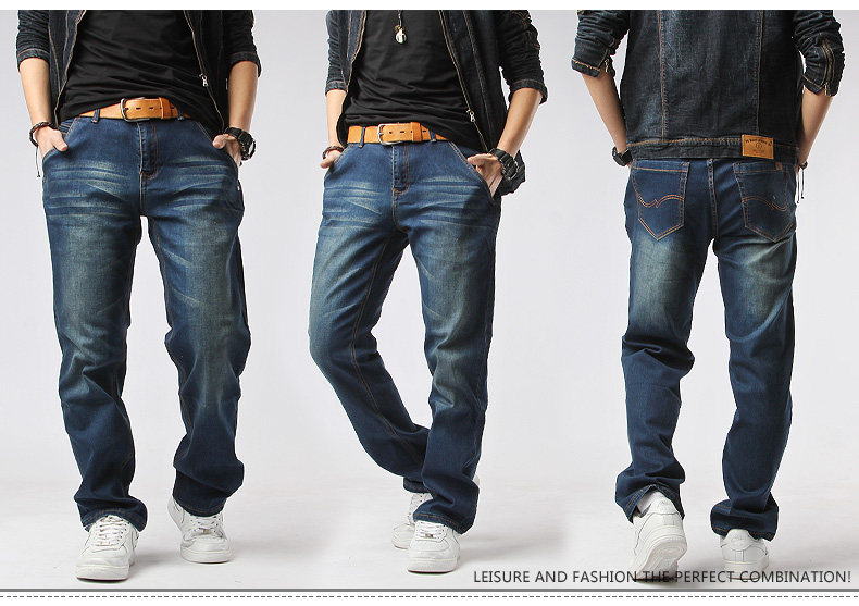 Jeans droite en vrac YZGF en coton pour Quatre saisons - Ref 1464905 Image 22