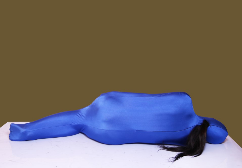 Quần áo tập yoga toàn thân Xiêm bao gồm túi ngủ cá nhân đầy đủ bọc túi ngủ tay ướp xác phong cách sân khấu đạo cụ quần áo đồ lót nữ