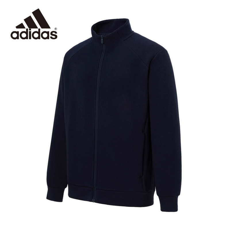Adidas Men's Jacket 2026 Spring New Stand Collar Casual Sports Jacket Knit Sweatshirt Kq7857 Adidas Men's Jacket 2026 Spring New Stand Collar Casual Sports Jacket Knit Sweatshirt Kq7857