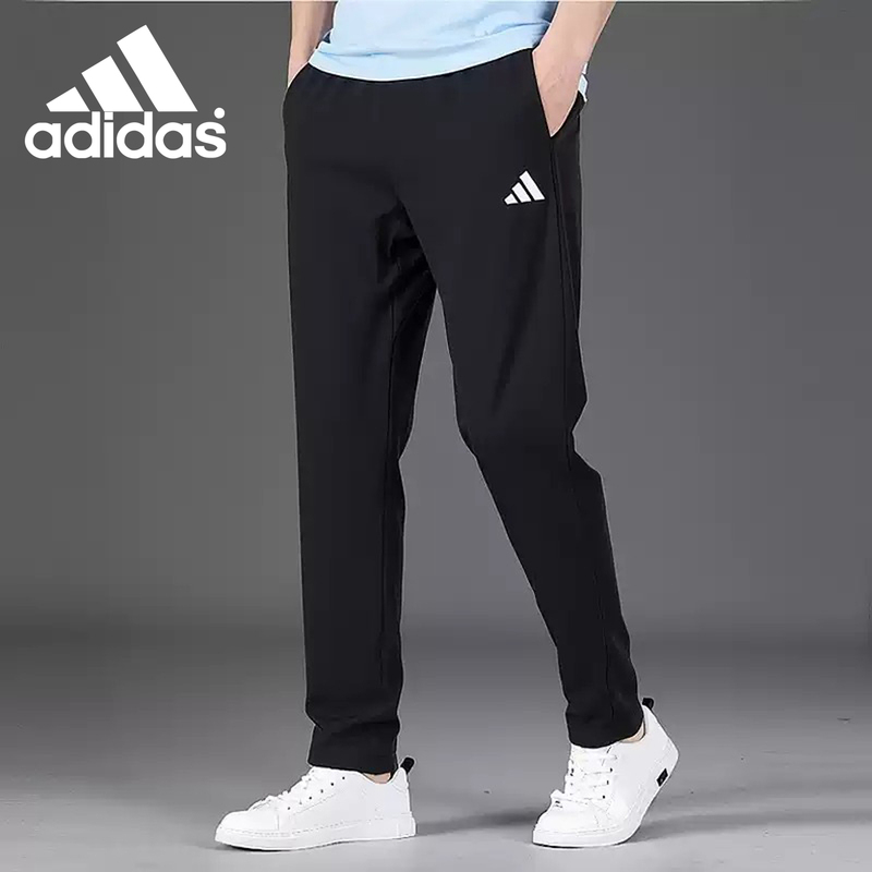 Adidas Adidas Sports Pants Men's 2026 New Style Knitted Sweatpants Straight-Leg Long Pants Casual Pants Jy8568