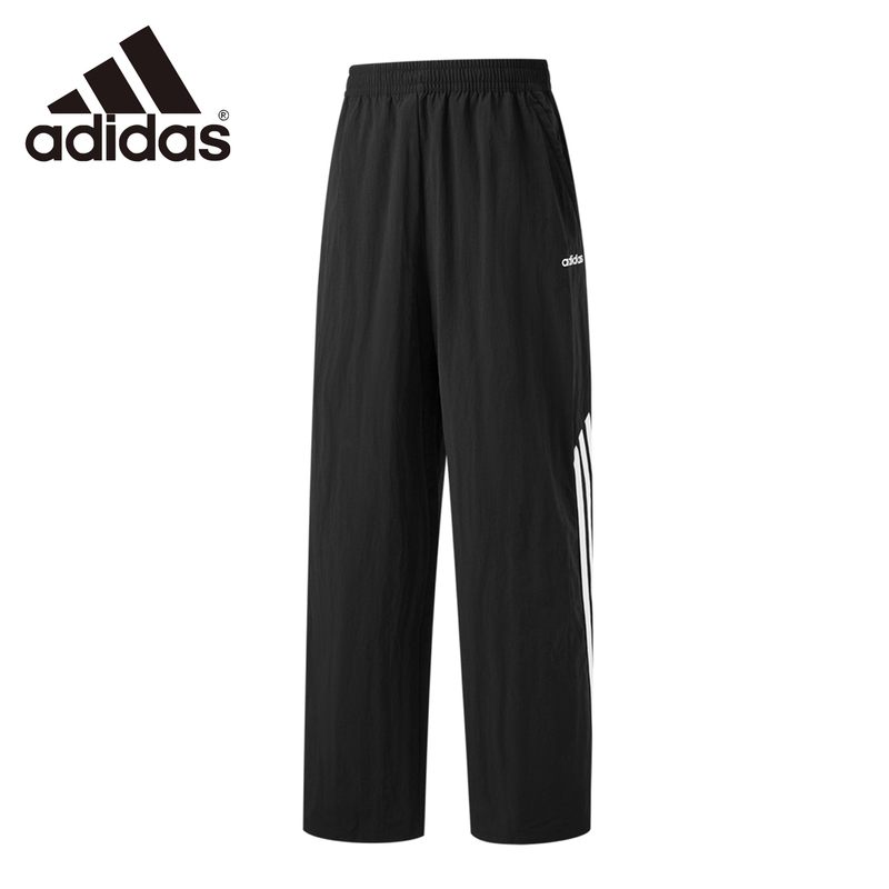 Adidas Adidas Black Three-Stripe Quick-Drying Pants Men's Loose Straight Casual Sports Trousers Le3589 Adidas Adidas Black Three-Stripe Quick-Drying Pants Men's Loose Straight Casual Sports Trousers Le3589
