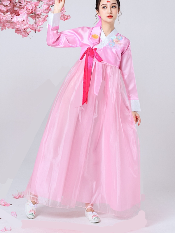 New Improved Korean L-Style Dress for Women, Suitable for Court Weddings, Daily Wear, Performances, Korean Traditional Clothing, Korean Ethnic Dance, Ancient Spring Attire