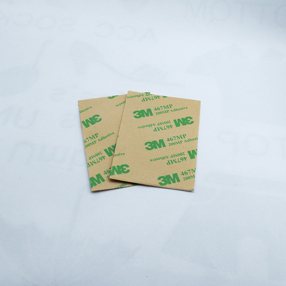 3M467MP双面胶超薄无痕粘胶贴面板不干胶A4透明防水晒耐高温468胶