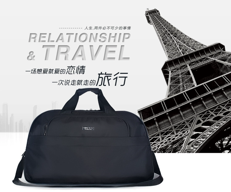 Túi du lịch gấp di động nam nữ quần áo công suất lớn túi duffel túi chống nước túi du lịch được sản xuất ánh sáng
