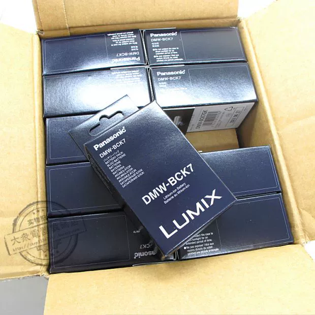 Original Lumix Panasonic DMW-BCK7GK BCK7E BCK7PP BCK7 camera kỹ thuật số tấm lithium - Phụ kiện máy ảnh kỹ thuật số túi chống sốc máy ảnh