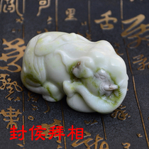 Shaanxi Lantian jade hand piece natural old material jade hand toy piece with hand string mens toy gift