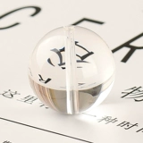 Белый белый кварц, украшение-шарик, браслет из бисера, бусины, бусы