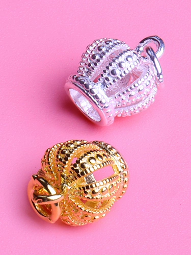 Бесплатная доставка 925 пробы серебро простой серебряный кулон кулон с покрытием из 18-каратного золота Huangci ручной работы DIY ручная цепочка ожерелье кулон серебряные украшения