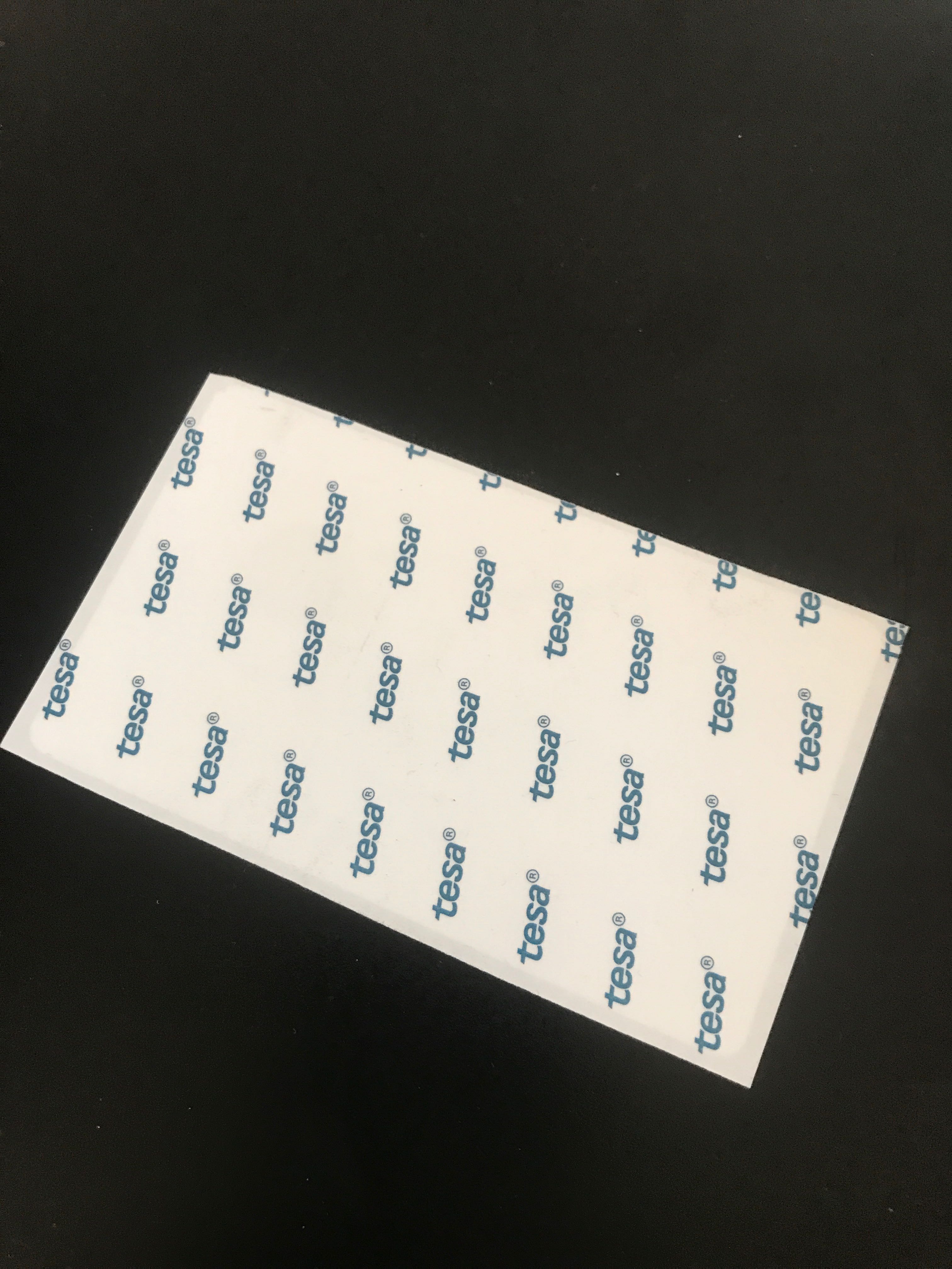 tesa fragile paper laser customized factory nameplate car label