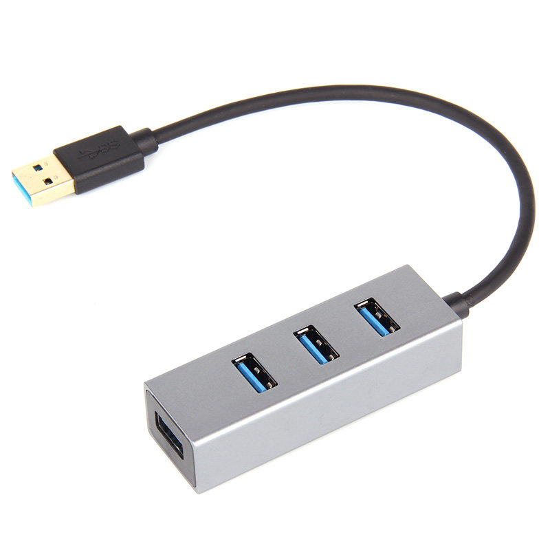 Doubled-square USB3 0 extension line high-speed 4-port HUB hub USB extension dock laptop One-trailers