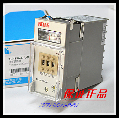Originally installed Taiwan Yangming FOTEK thermostat TC4896-DA fake one penalty ten spot speed hair