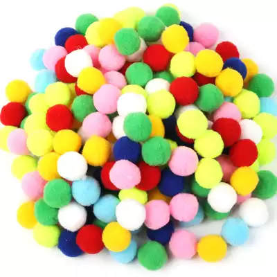 Color high-elastic wool ball decoration children's kindergarten handmade material bag diy hair ball wool pompom