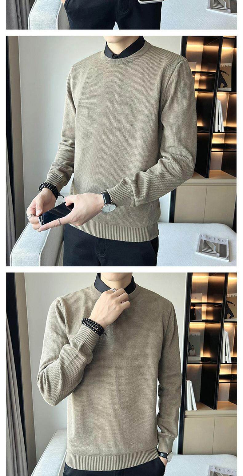 Джип, трикотажная рубашка, мужской демисезонный свитер, элитный трикотажный комплект, облегающий крой, стиль jeep spirit 