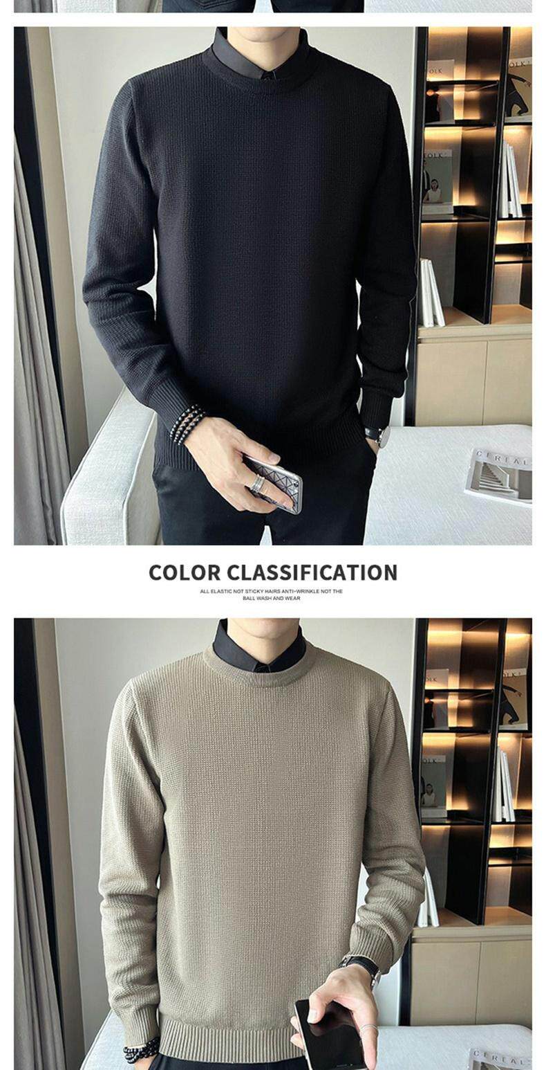 Джип, трикотажная рубашка, мужской демисезонный свитер, элитный трикотажный комплект, облегающий крой, стиль jeep spirit 