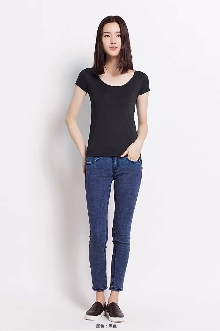 Miễn phí mặc áo ngực với áo lót cúp ngực một áo thun ngắn tay áo vest bra-t không có vòng thép làm khô nhanh áo sơ mi chạm đáy áo sát nách nữ