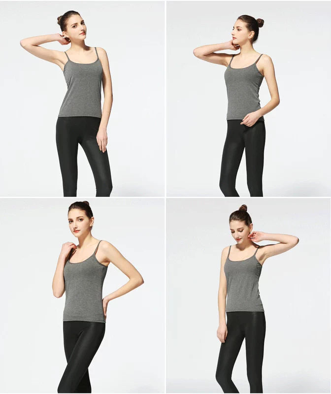 Áo vest nữ có đệm ngực yếm nữ đồ lót ngực một mảnh mặc áo ngực chạm đáy áo sơ mi hoang dã