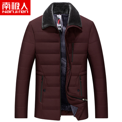 【南极人】新款男加绒翻领短款外套