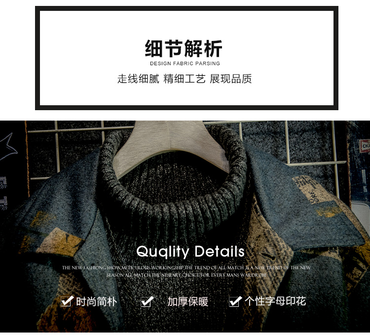 Ins siêu lửa áo len nam mùa đông áo khoác phong cách Nhật Bản thương hiệu retro cotton phù hợp với cổng gió chic chic cotton jacket áo khoác lông cừu