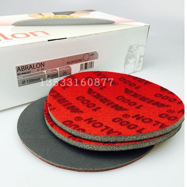 Finland MIRKA 6 inch fine frosted cotton ABRALON 500 3000 4000#Grinding card sponge sandpaper sandpaper sandpaper Sandpaper Sandpaper Sandpaper Sandpaper Sandpaper Sandpaper Sandpaper Sandpaper Sandpaper sandpaper