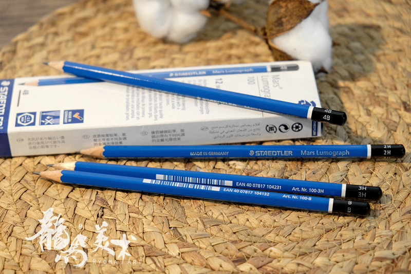 German Staedtler Stahl Building 100 Blue Rod Drawing Pencil Writing Pencil Drawing Sketch Pencil