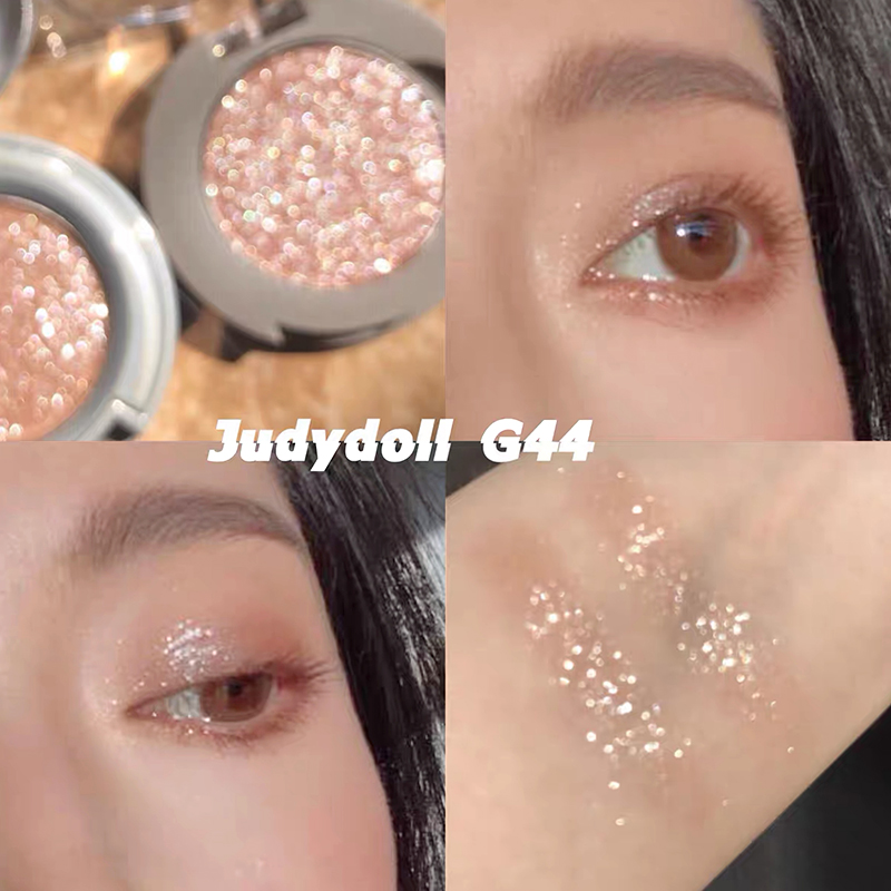 judydoll orange orange with monochromatic eye shadow pan matt pink pearls waterproof geodesy students ultra-thermal parity students