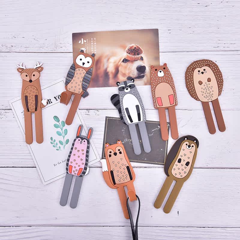 Cute Nordic animal magnetic refrigerator sticker on the hook