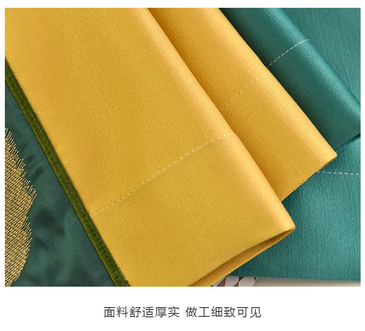 Ánh sáng sang trọng lụa màn rèm cửa Bắc Âu đơn giản hiện đại rèm cửa phòng khách phong cách Mỹ phòng ngủ sàn đến trần cửa sổ tùy chỉnh rèm cửa - Phụ kiện rèm cửa dây cột rèm cửa