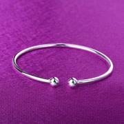 Vòng tay mạ bạc Nữ Hàn Quốc Phiên bản Hàn Quốc của Châu Âu và Mỹ Thời trang mạ bạc Vòng đeo tay tỏi đơn giản Nhà sản xuất đồng