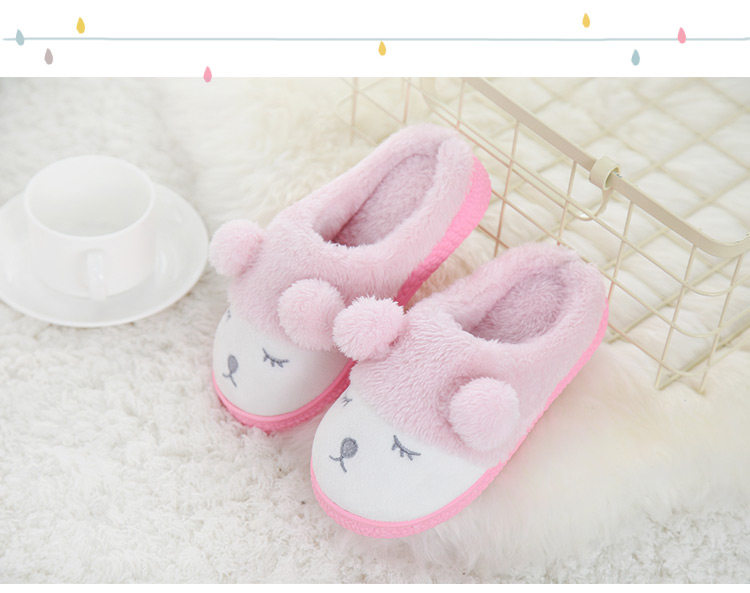 Pantoufles enfants en suède pour hiver - semelle caoutchouc - Ref 1032333 Image 29