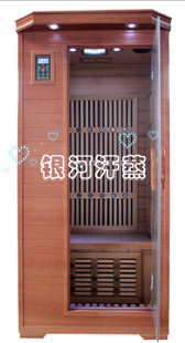 Single household sauna far infrared light wave bathroom Red Cedar sweat steam room spectrum house special price