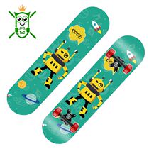 Skateboard four-wheel skateboard childrens youth scooter medium maple board double rocker 2406 skateboard factory direct sales