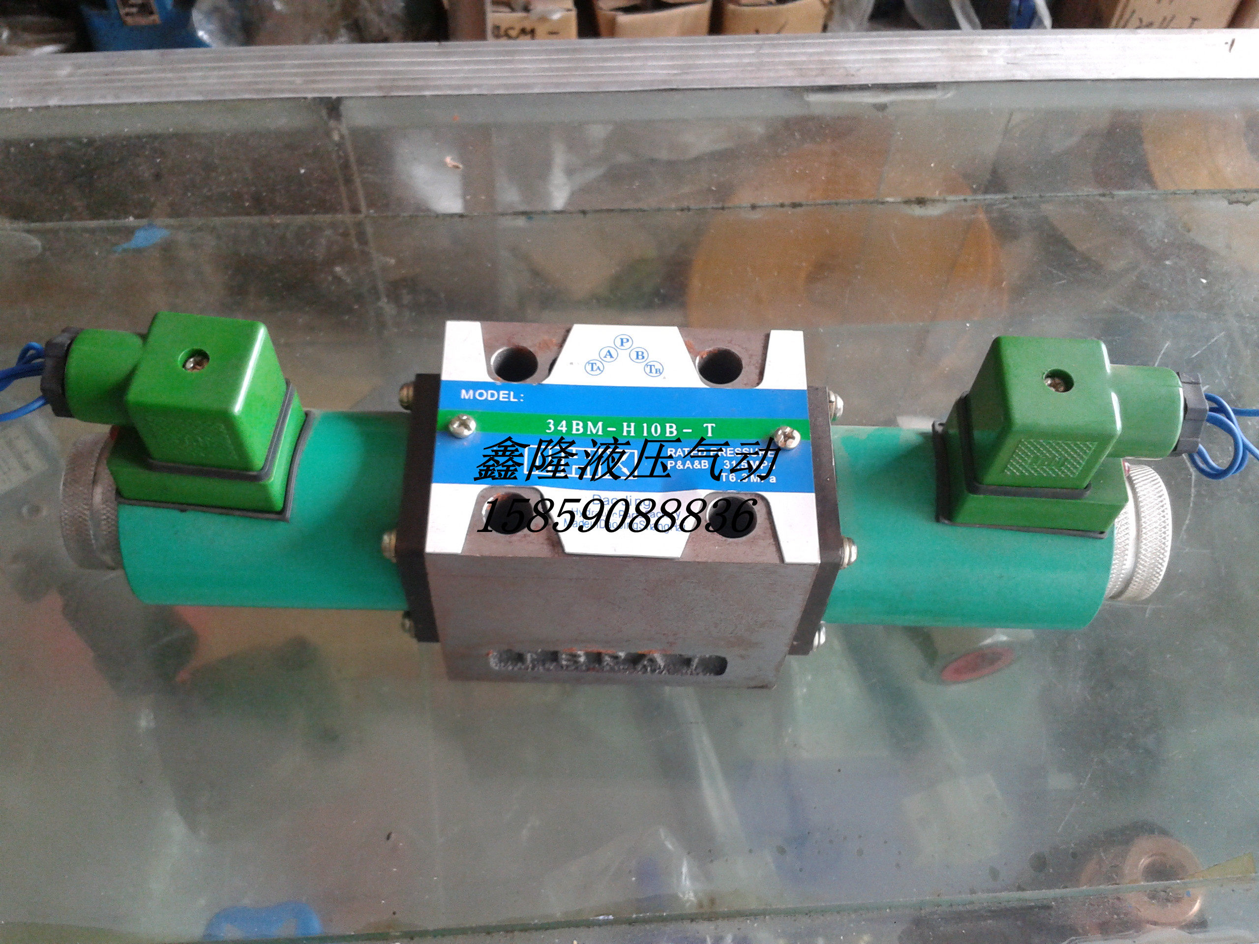 Current goods supply Shanghai type solenoid valve 34BO-H10B-T 34EO-B10H-T electromagnetic directional valve solenoid valve