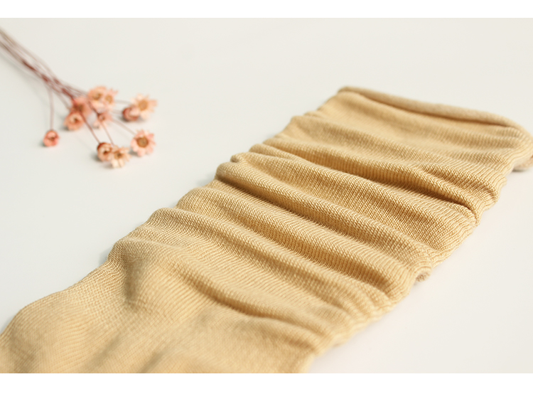 Hàn Quốc vớ cotton cọc mùa xuân và mùa thu mô hình phụ nữ kẹo màu ống vớ uốn cong retro lỏng miệng tháng vớ thủy triều vớ sợi tre