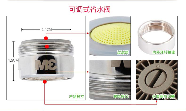 3M 可调式省水阀