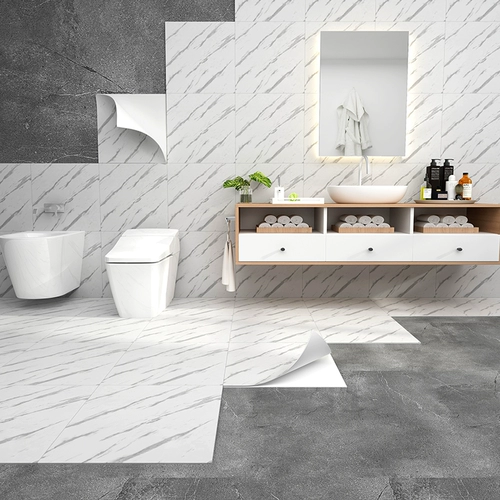 Самоклеющаяся мраморная водостойкая износостойкая наклейка из ПВХ, увеличенная толщина