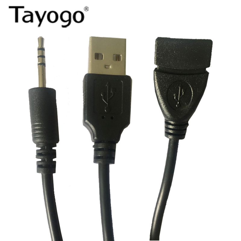 Togogo Swimming Headphones Waterproof MP3 Charging data line UBS Universal extension line Sliding Mouse Lengthening Line 0 5 m