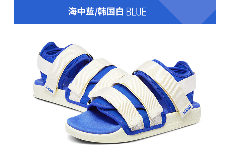 Dép Kappa Kappa hè 2019 đế bằng mới hoang dã Hàn Quốc đôi dép nam và nữ phẳng với giày đi biển - Giày thể thao / sandles giày quai hậu nữ