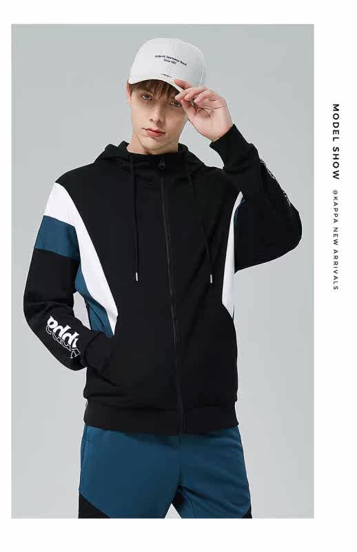 Kappa Мужской вязаный кардиган Kappa с капюшоном-K0A52MK31D-990