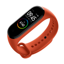 Xiaomi bracelet 4 thermal orange AI color screen heart rate sports bracelet Swimming posture recognition 50 meters waterproof 6-axis sensor 24-hour high-precision heart rate monitoring